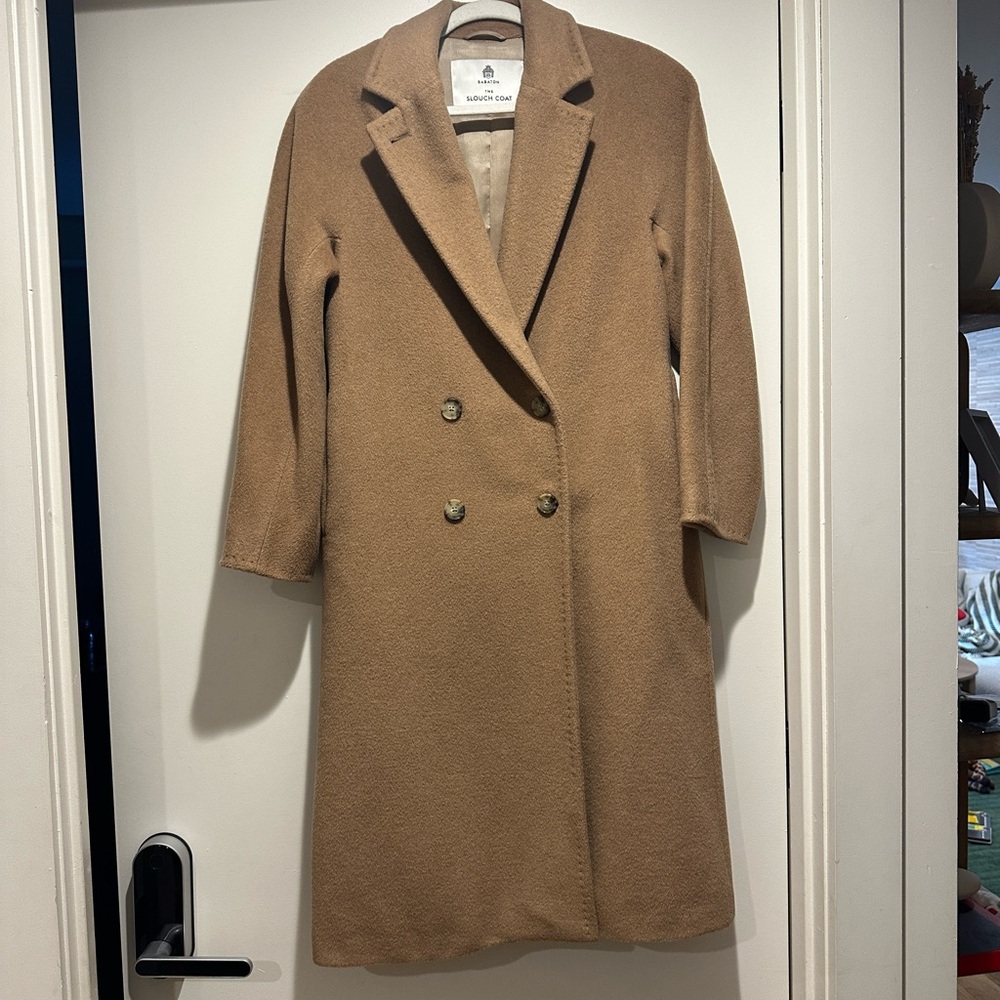 Aritzia Babaton The Slouch Coat (Re-Camel wool)